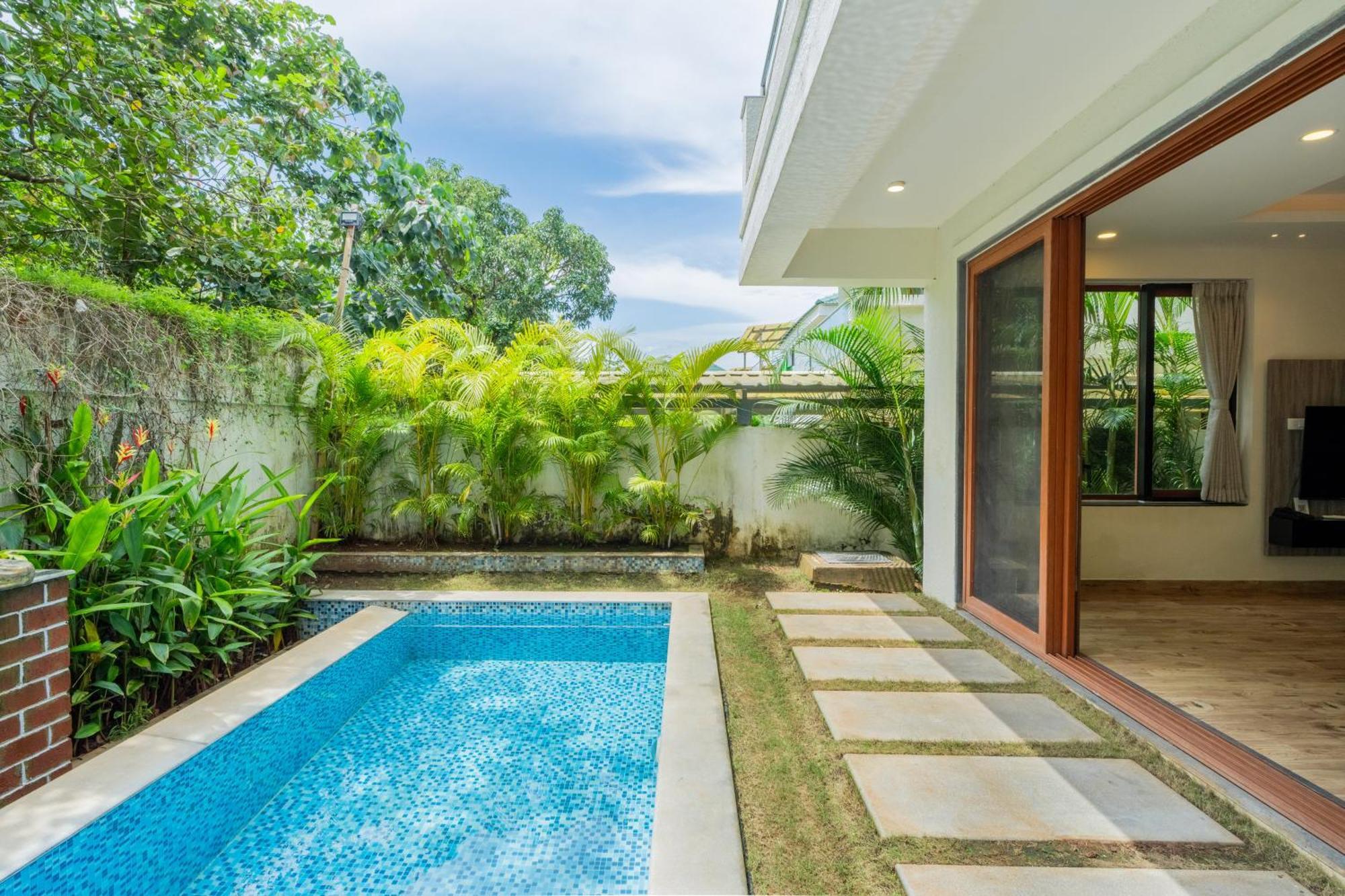 Elivaas 3 Bhk Pvt Pool & Bar - Villa Valerie Oxel Exterior foto