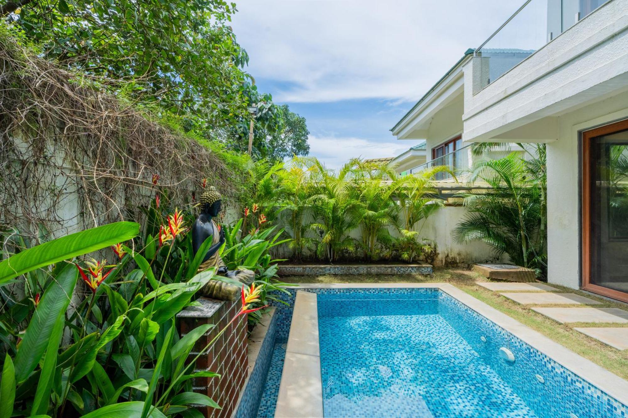Elivaas 3 Bhk Pvt Pool & Bar - Villa Valerie Oxel Exterior foto