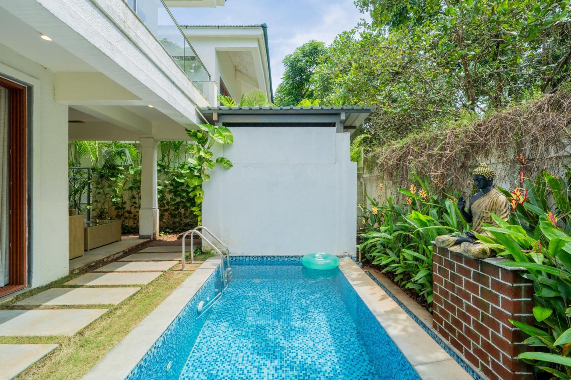 Elivaas 3 Bhk Pvt Pool & Bar - Villa Valerie Oxel Exterior foto