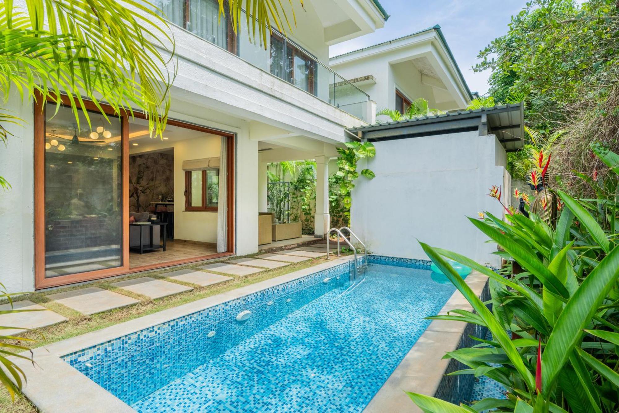 Elivaas 3 Bhk Pvt Pool & Bar - Villa Valerie Oxel Exterior foto