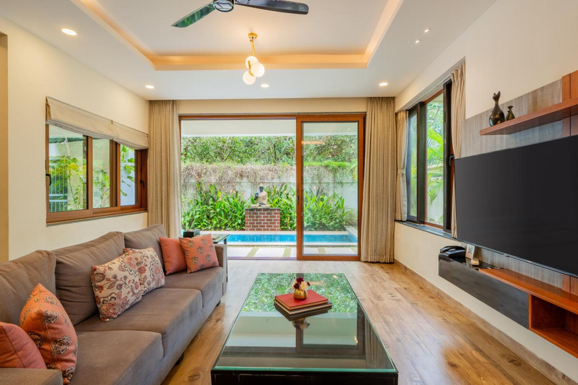 Elivaas 3 Bhk Pvt Pool & Bar - Villa Valerie Oxel Exterior foto
