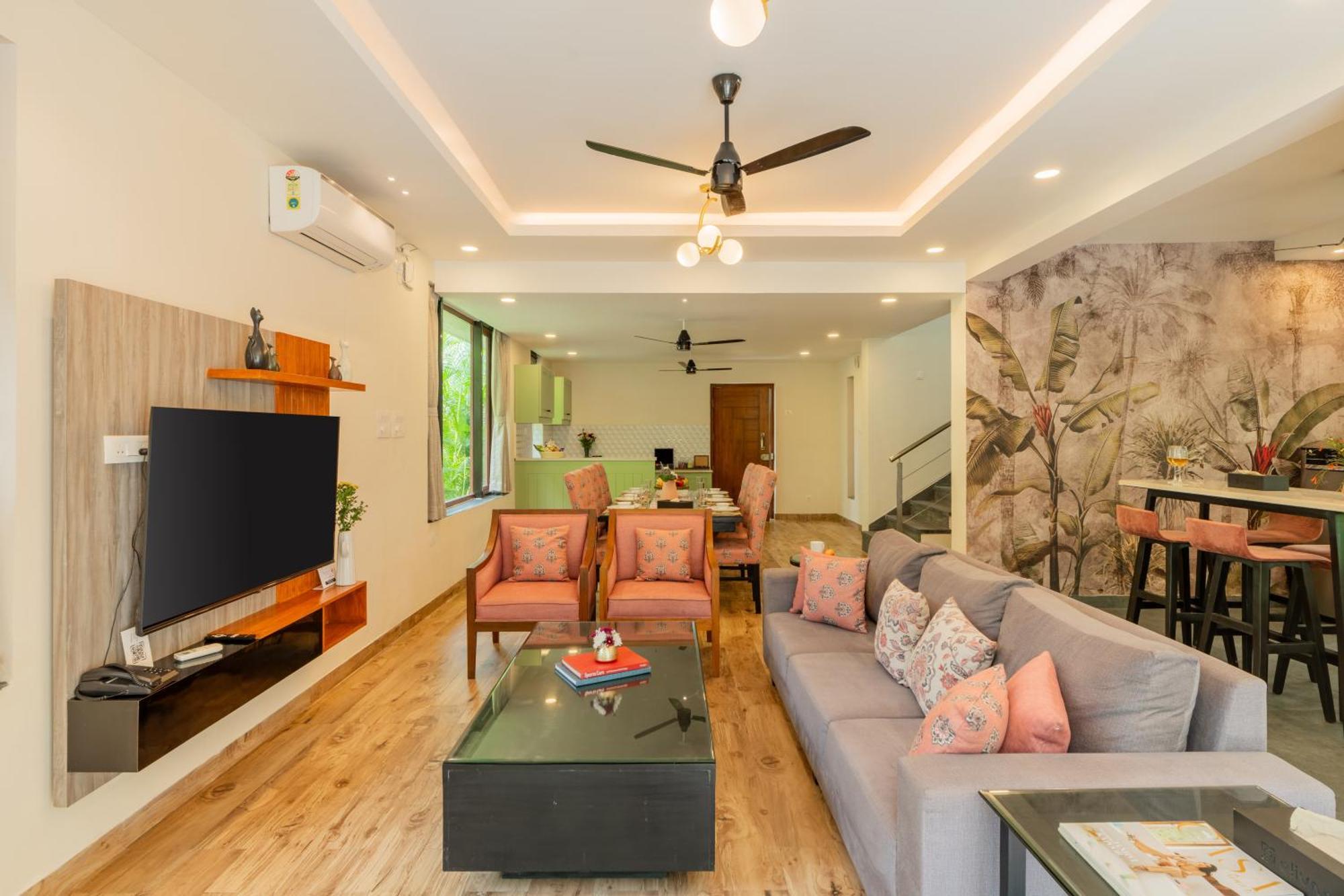 Elivaas 3 Bhk Pvt Pool & Bar - Villa Valerie Oxel Exterior foto