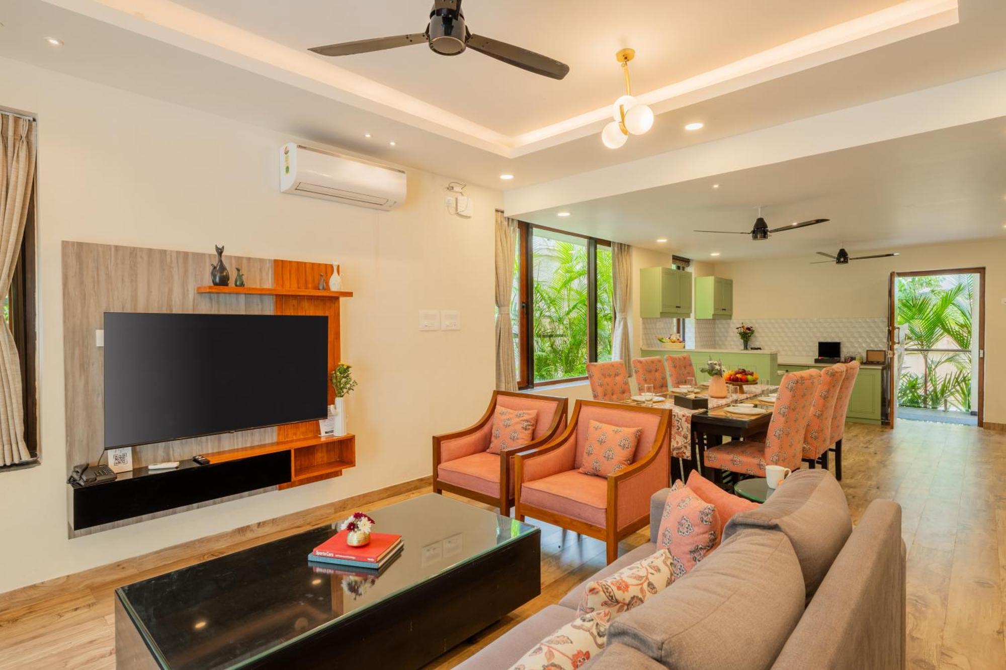 Elivaas 3 Bhk Pvt Pool & Bar - Villa Valerie Oxel Exterior foto