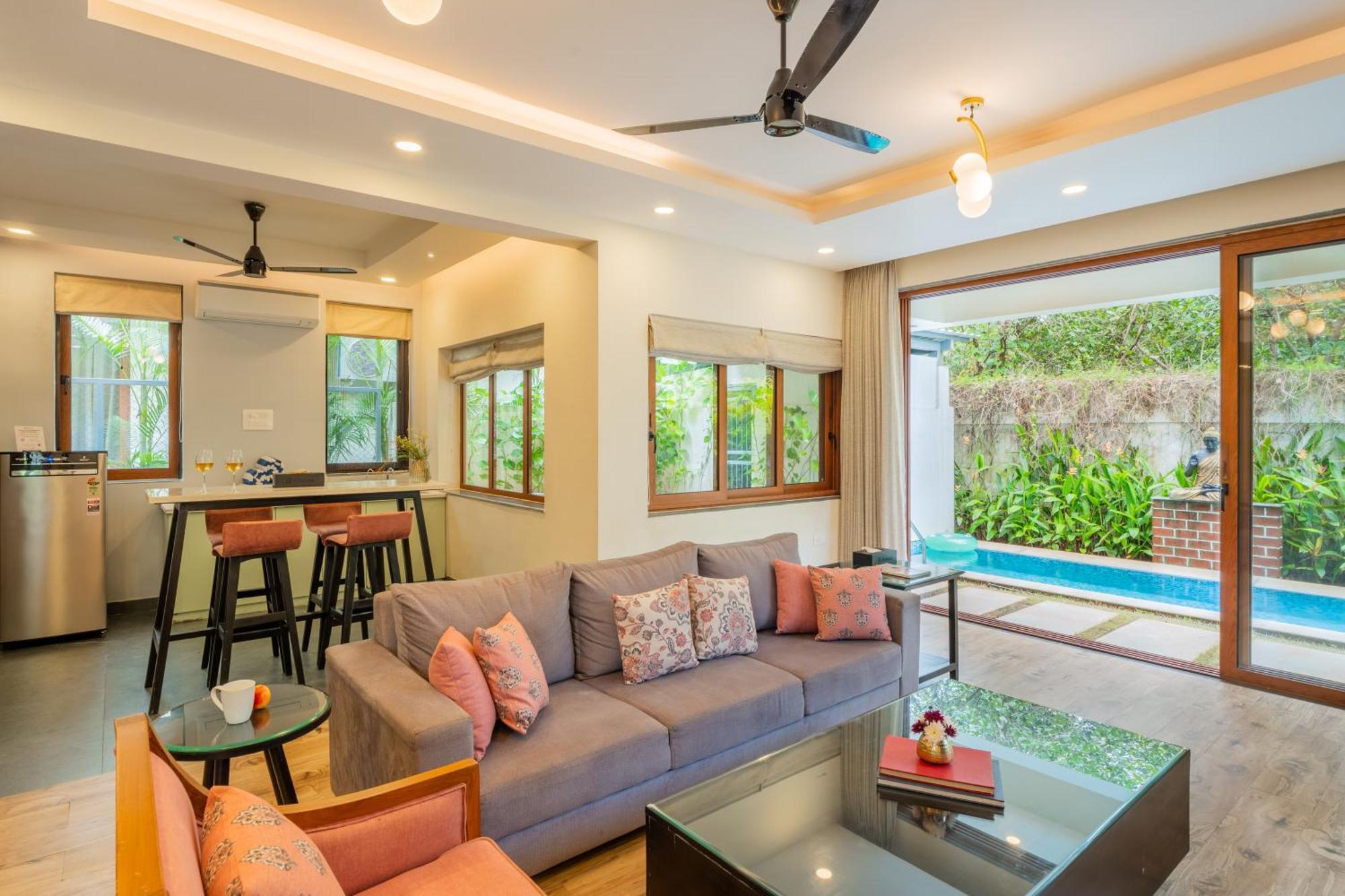 Elivaas 3 Bhk Pvt Pool & Bar - Villa Valerie Oxel Exterior foto
