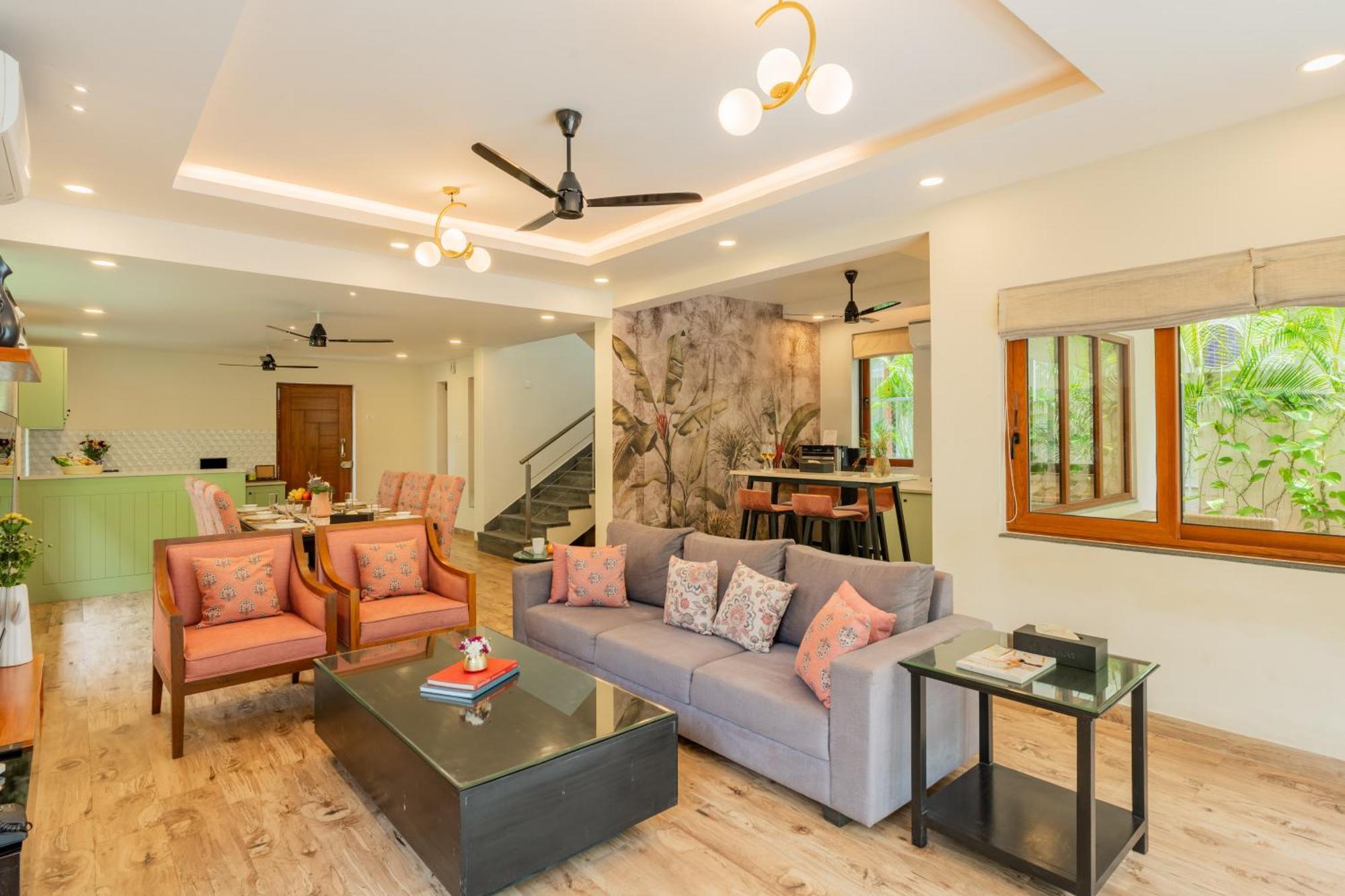 Elivaas 3 Bhk Pvt Pool & Bar - Villa Valerie Oxel Exterior foto